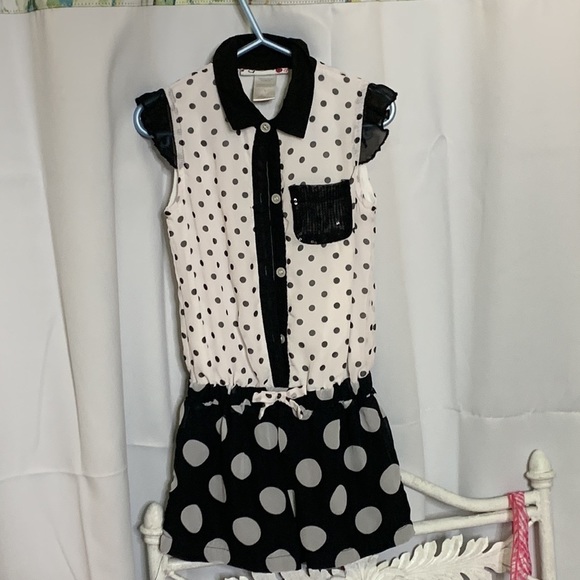 24. Dresses and Romper Girls Size 5 Bundle 3 Outfits - Picture 4 of 5